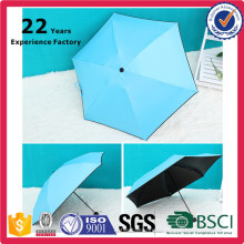 Poids léger Anti poche UV taille promotionnelle vente chaude cinq 5 pli parapluie Mini coupe-vent pour la vente en gros